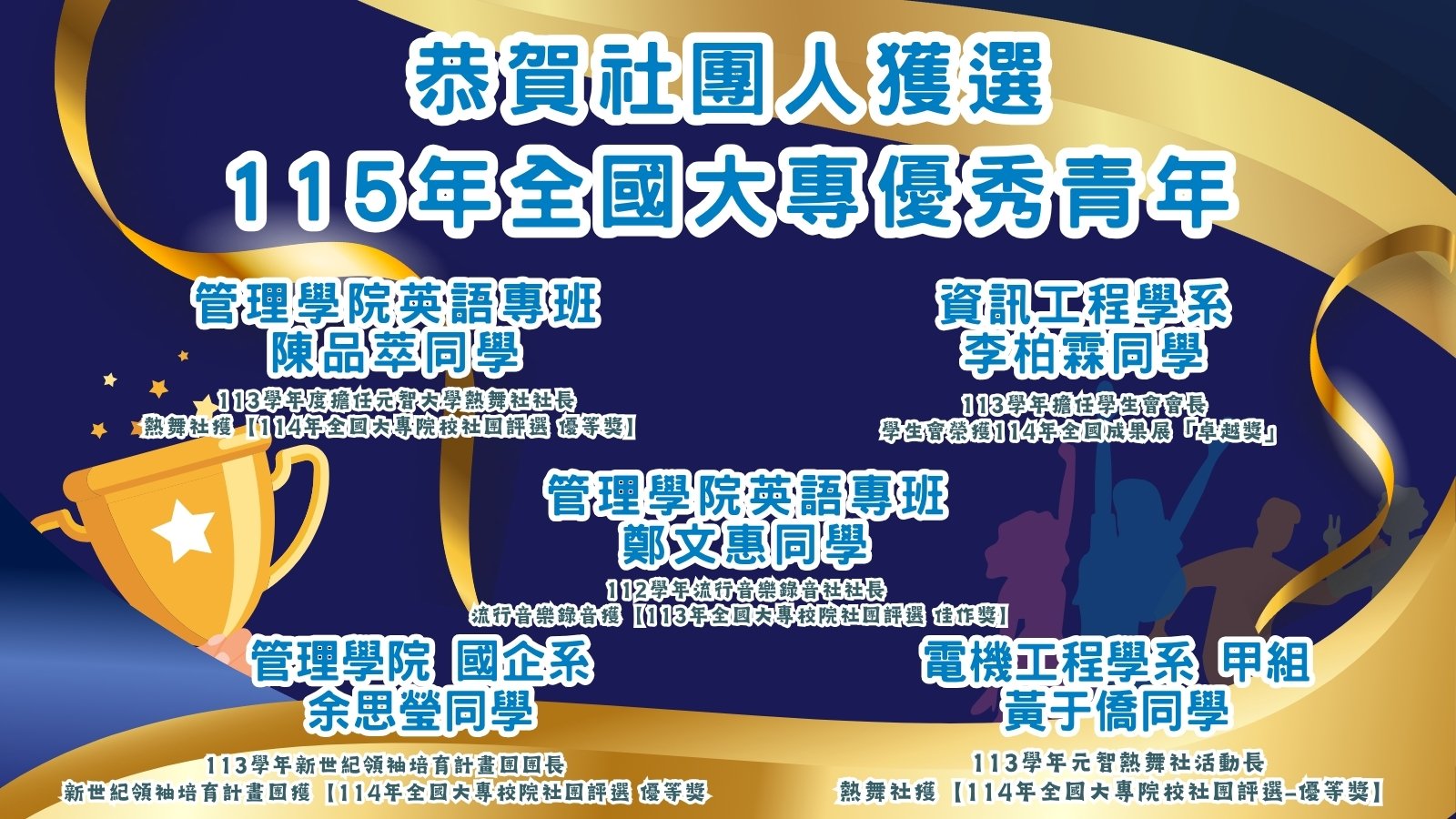 管院英專陳品萃熱舞社社長