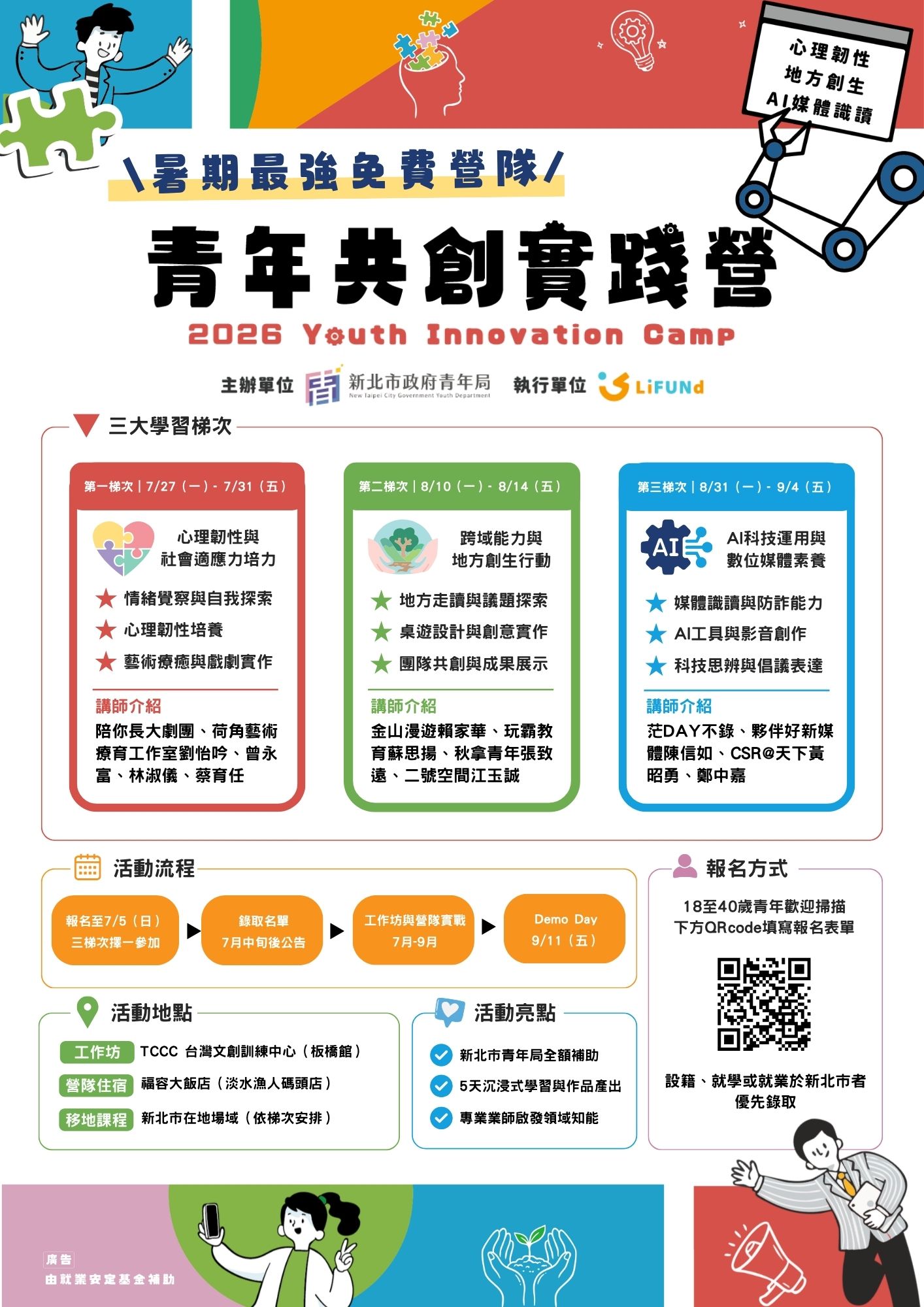 青年共創實踐營 海報